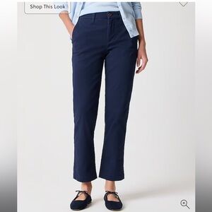 J Crew navy girlfriend chino pants